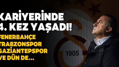 Fatih Terim 4'üncü kez yaşadı! 4 gol yedikten sonra...