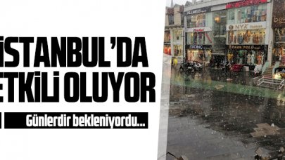 İstanbul'da kar yağışı etkili oluyor