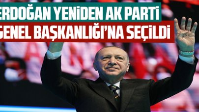 Erdoğan 1428 delegenin oyuyla yeniden AK Parti Genel Başkanı oldu