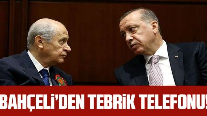 Bahçeli'den Erdoğan'a tebrik telefonu