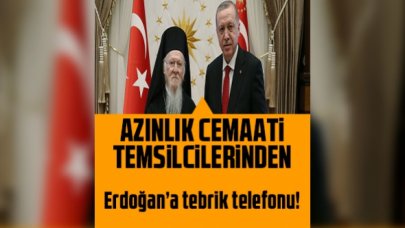 Azınlık cemaati temsilcileri Cumhurbaşkanı Erdoğan’ı kutladı