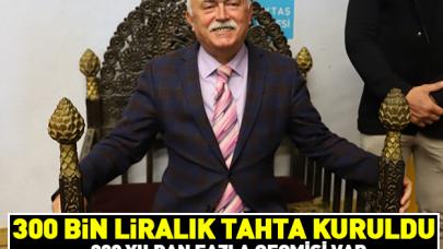 300 bin liralık tahta kuruldu!