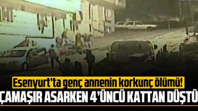 Esenyurt'ta çamaşır asarken 4. kattan yere düşen anne hayatını kaybetti