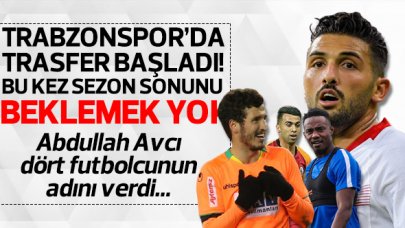 Trabzonspor transfer haberleri - 27 Mart Cumartesi | Abdullah Avcı 4 ismi belirledi