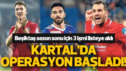 Beşiktaş'ta gurbetçi operasyonu başladı: 3 oyuncu listede!