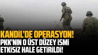 Kandil'de operasyon: PKK'nın sözde Gümrük Koordinasyonu sorumlusu etkisiz hale getirildi