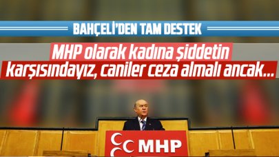 Devlet Bahçeli: Kadına şiddetin karşısındayız, canilerin cezasını çekmesi gerekir ancak...