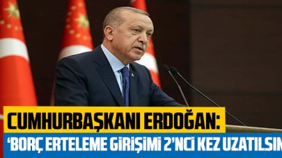 Cumhurbaşkanı Erdoğan: 'G-20 borç erteleme girişimi 2021 yılının tamamını kapsayacak şekilde 2'nci kez uzatılsın'