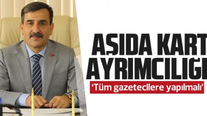 Gazetecilere aşı ayrımcılığı