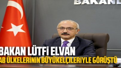 Bakan Lütfi Elvan Avrupa Birliği ülkeleri büyükelçileriyle görüştü