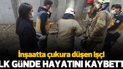 Beyoğlu'nda ilk iş gününde inşaattaki çukura düşen işçi öldü