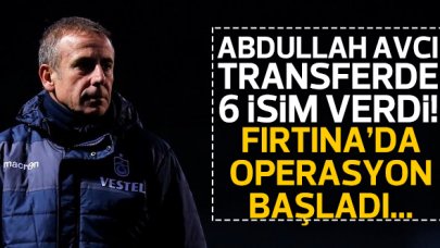 Trabzonspor'da transfer operasyonu başladı! Abdullah Avcı 6 futbolcunun adını verdi...