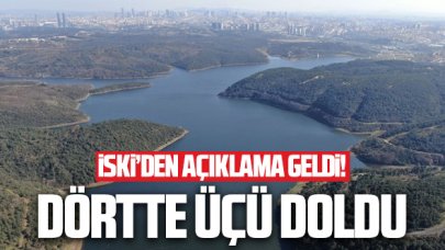 İstanbul'da barajların dörtte üçü doldu