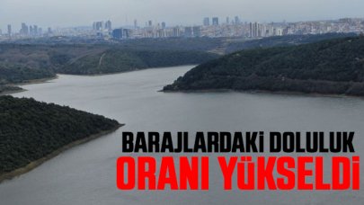 İstanbul'daki barajlarda doluluk oranı yüzde 78'e yükseldi