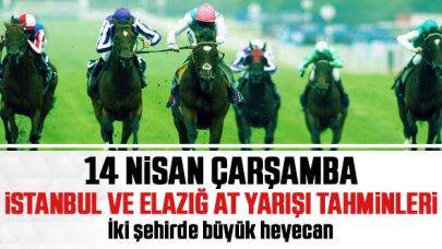 14 Nisan 2021 Çarşamba İstanbul ve Elazığ At Yarışı Tahminleri (izle)