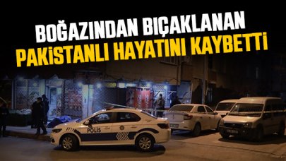 Boynundan bıçaklanmıştı öldü!