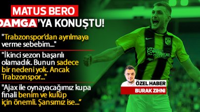 Matus Bero: Trabzonspor ve taraftarına...