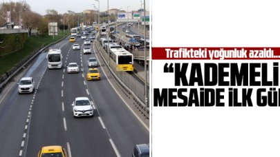 Kademeli mesai trafiği azalttı