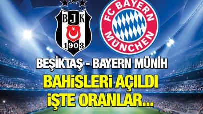 Beşiktaş - Bayern Münih eşleşmesi oranları belli oldu! Siyah beyazlılar favori mi değil mi