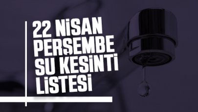 İSKİ'den açıklama! Sular ne zaman gelecek? 22 Nisan Perşembe İstanbul su kesintisi listesi