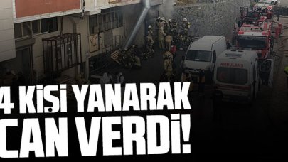 4 kişi yanarak can verdi