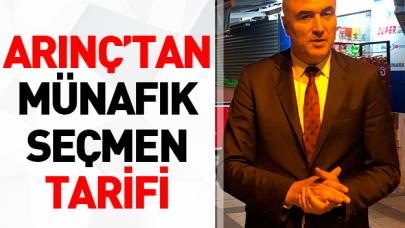 Arınç'tan münafık seçmen tarifi!