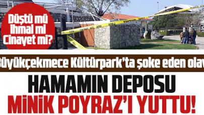 Büyükçekmece Kültürpark'taki hamamın deposuna düşen minik Poyraz öldü!