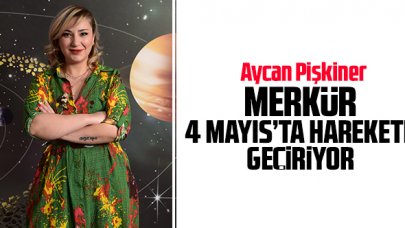 Merkür 4 Mayıs'ta harekete geçiyor