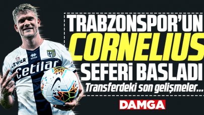 Trabzonspor'un Andreas Cornelius seferi başladı! İşte son gelişmeler