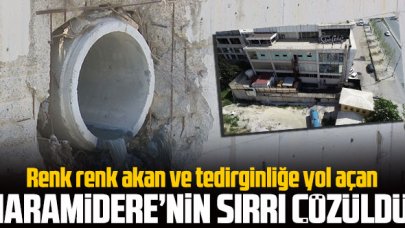 Renkli akan Haramidere'nin sırrı çözüldü