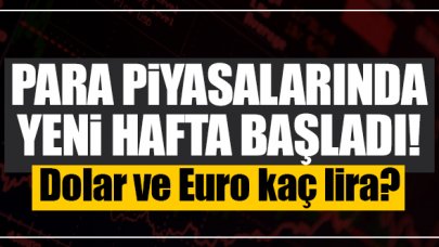 Haftanın ilk işlem günü başladı! Dolar ve euro kaç lira? 10 Mayıs Pazartesi alış ve satış fiyatları