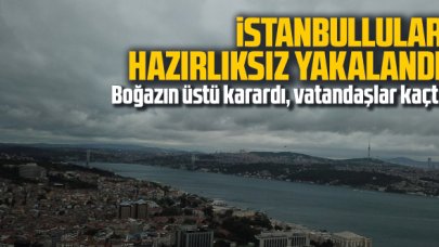 İstanbul'da beklenen yağış vatandaşları hazırlıksız yakaladı