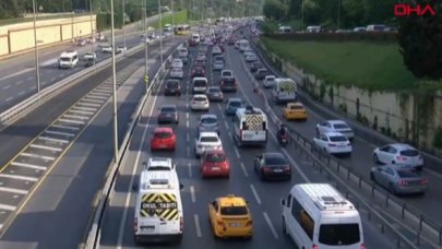 15 Temmuz Şehitler Köprüsü'nde trafik yoğunluğu