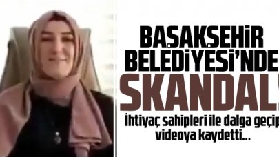 Başakşehir Belediyesi çalışanı Fatma Yüksel ihtiyaç sahipleri ile dalga geçti! O görüntüler sonrası kovuldu