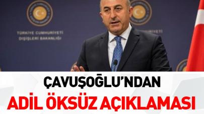 Bakan Çavuşoğlu'ndan Adil Öksüz ve Almanya açıklaması