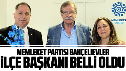 Memleket Partisi Bahçelievler İlçe Başkanlığı'na Eşref Eker atandı