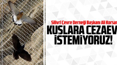 Kuşlara cezaevi istemiyoruz!