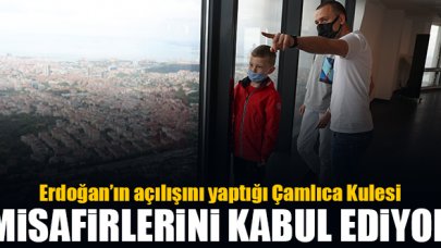 Çamlıca Kulesi ziyaretçilere açıldı