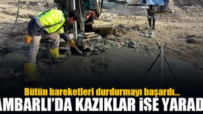 Ambarlı'da kazıklar işe yaradı