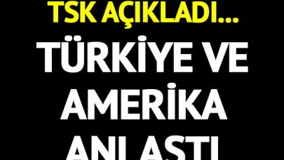 TSK: Türkiye ve ABD askeri yetkilileri Münbiç Uygulama Planı'nda mutabık kaldı