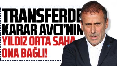 Trabzonspor'da sıcak saatler! Yıldız orta saha oyuncusu için karar Abdullah Avcı'da