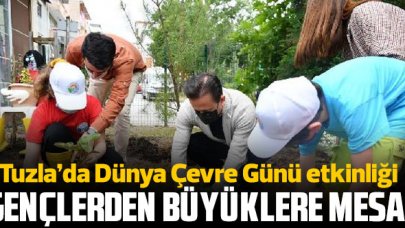 Tuzla’da gençler büyüklerine Dünya Çevre Günü mesajı verdi