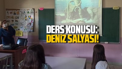 Ders konusu; deniz salyası