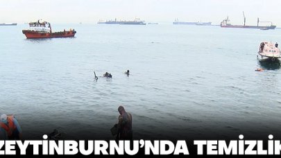 Zeytinburnu’nda kıyı ve deniz dibi temizliği