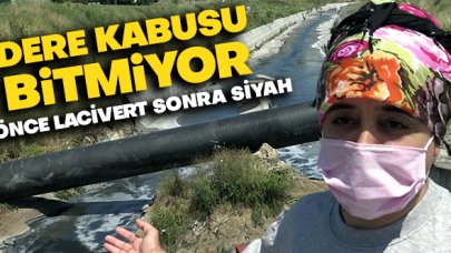 Esenyurt'ta dere kabusu sürüyor! Önce lacivert sonra siyah