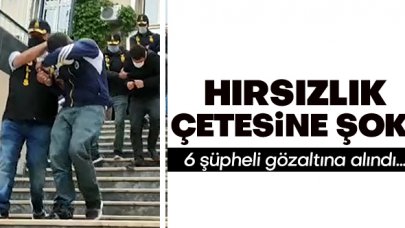 Hırsızlık çetesi çökertildi