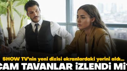 Cam Tavanlar 1. bölüm reyting sonuçları | Dizi izlendi mi tutar mı? 9 Haziran Çarşamba reytingleri