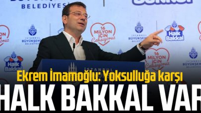 Yoksulluğa karşı Halk Bakkal var