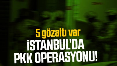 İstanbul'da PKK operasyonu: 5 gözaltı