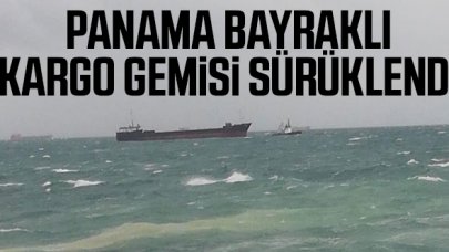 Panama bayraklı kargo gemisi Kartal'da sürüklendi